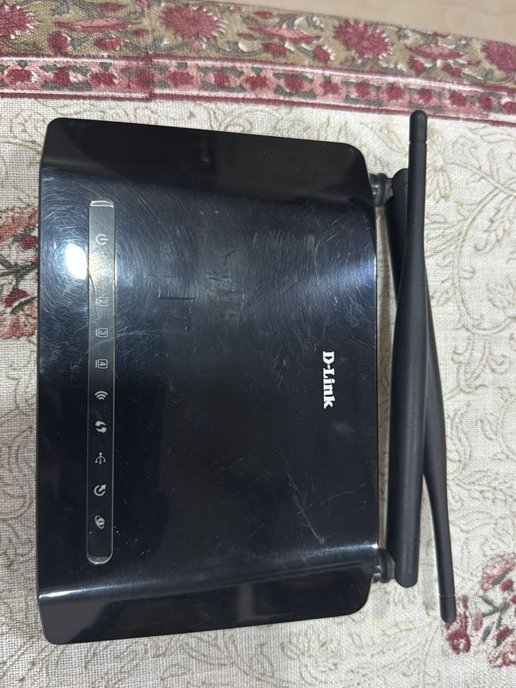 D-Link N300 Adsl2 Router With Full Accessories