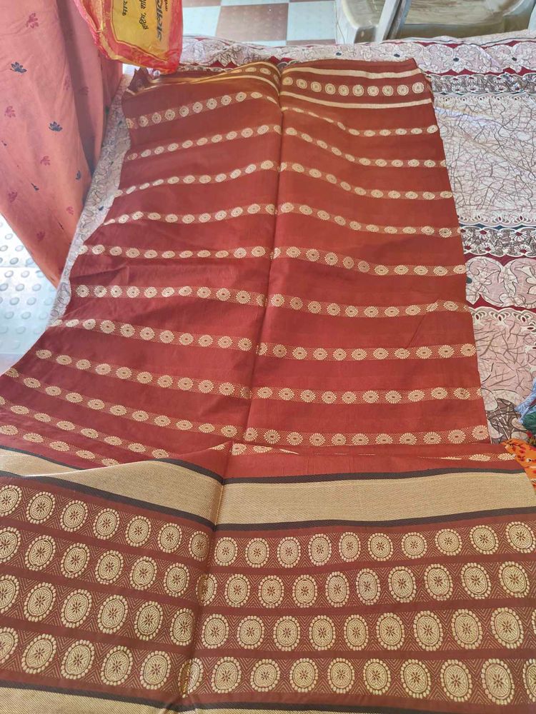 Brown Saree