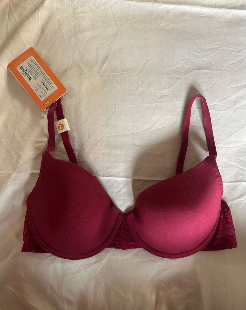 Burgundy Bra