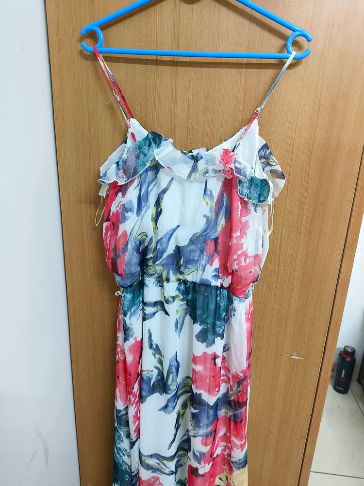 Printed Long Dress