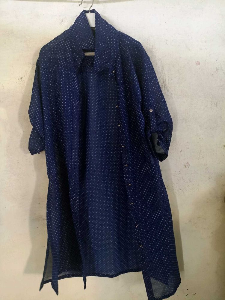 Blue Polka Dot Dress