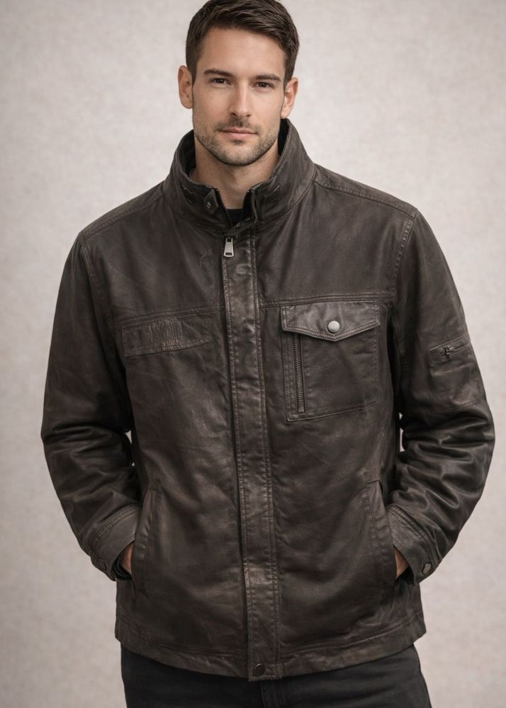 Leather Jacket - Stylish Outerwear