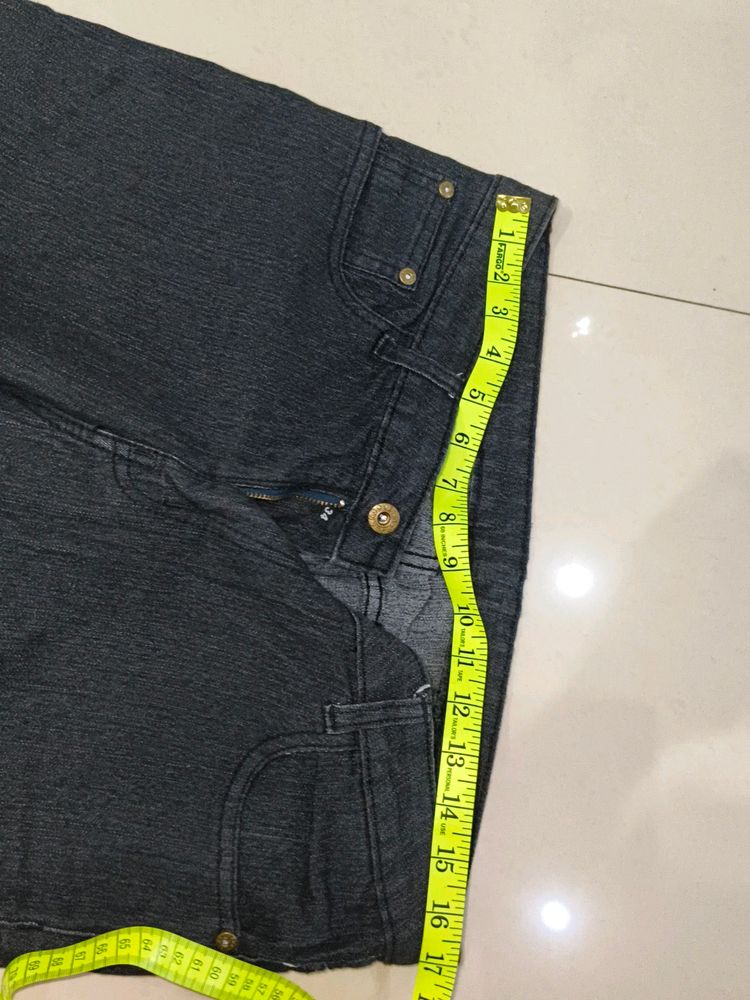 Unisex Black Jeans Pent