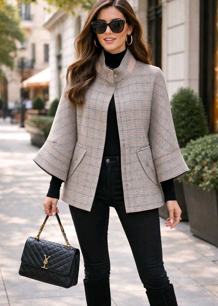 🇳🇿💫🎀Elegant Plaid blazer