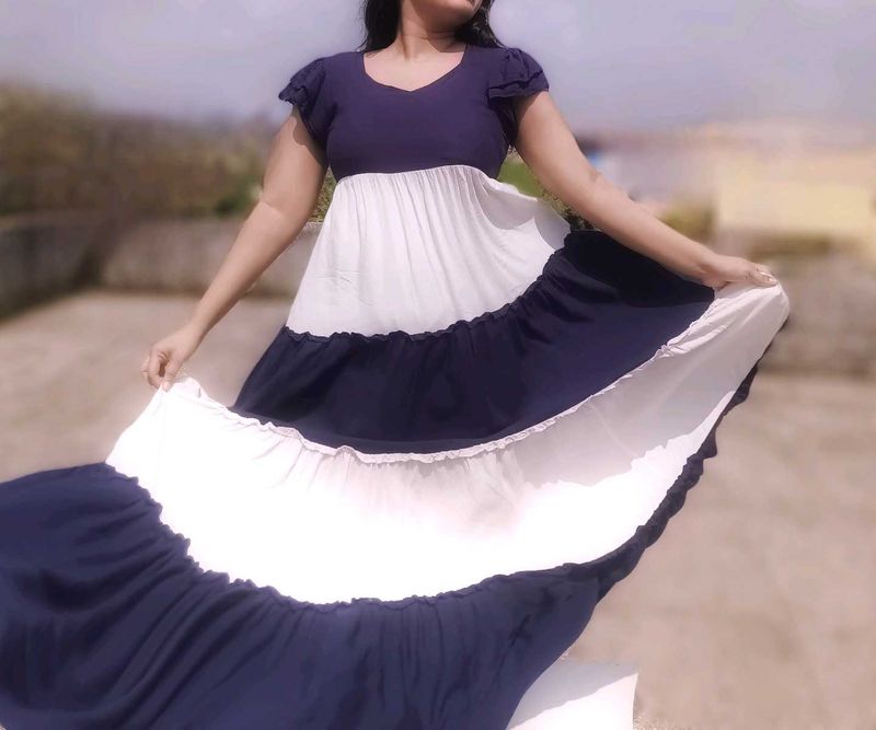 Stylish Tiered Maxi Dress