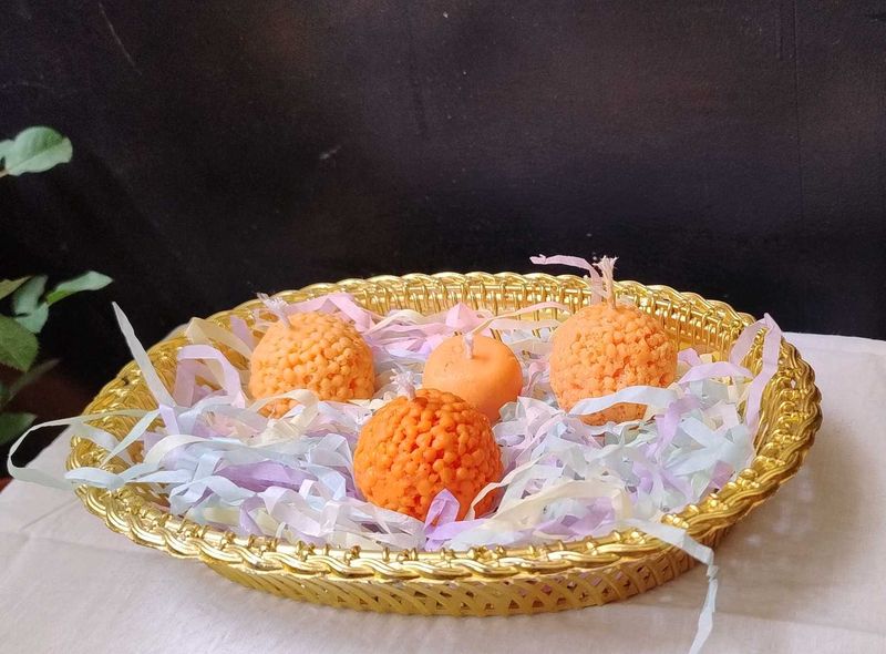Motichoor Laddu Candles