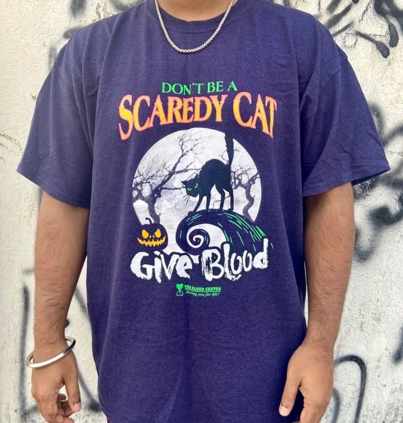Scaredy Cat Blood Drive T-Shirt