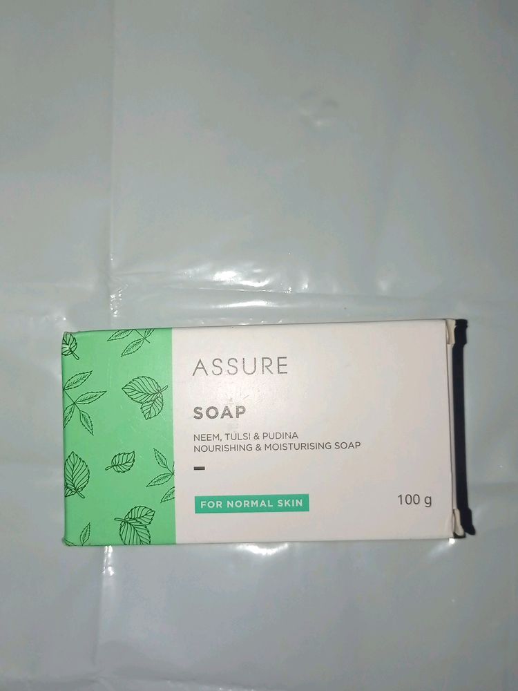 ✅ASSURE SOAP 100 G PACK  Of 2NEEM TULSI