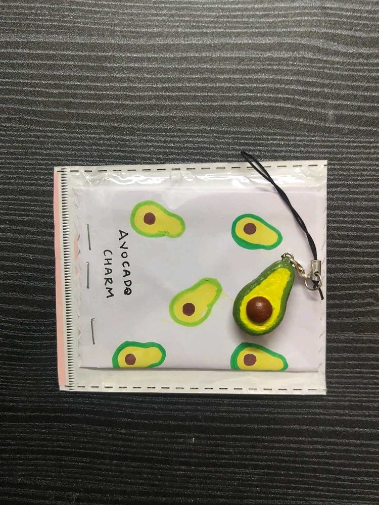Avocado Phone Charm 🥑💚💛🤎