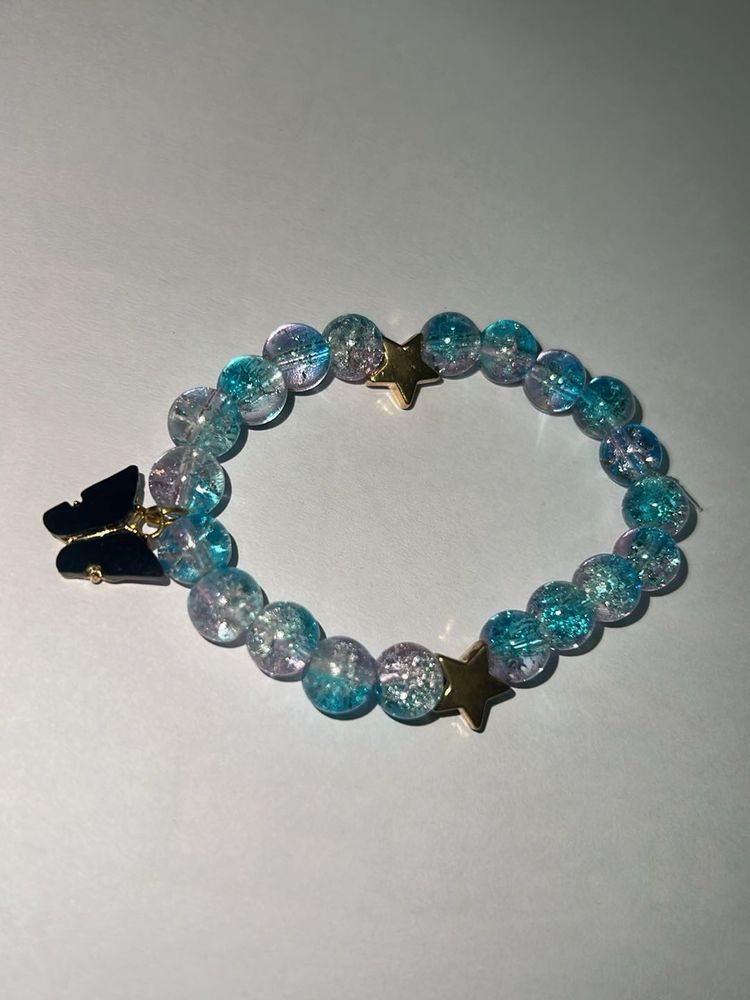 Butterfly &amp; Star Beaded Bracelet