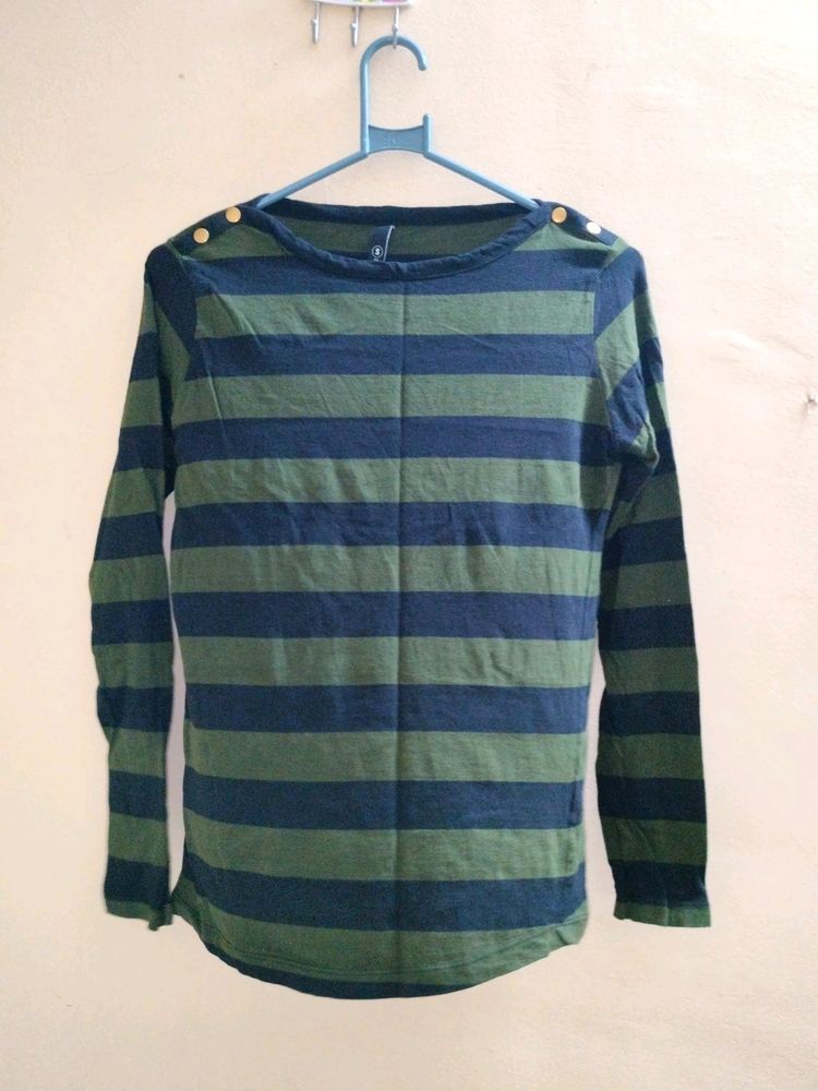 Striped Full Sleeved Tshirt