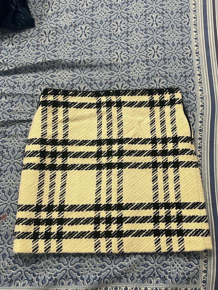 Plaid Mini Skirt