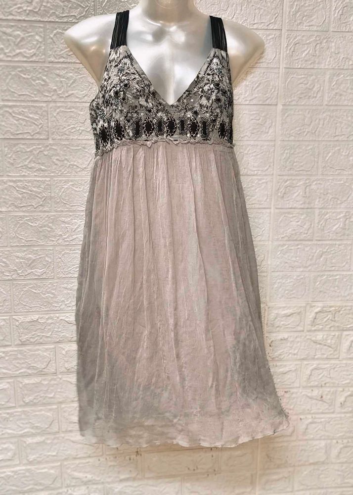Chilli Coutour Grey Dress/ Dresses For Rs.99 Only