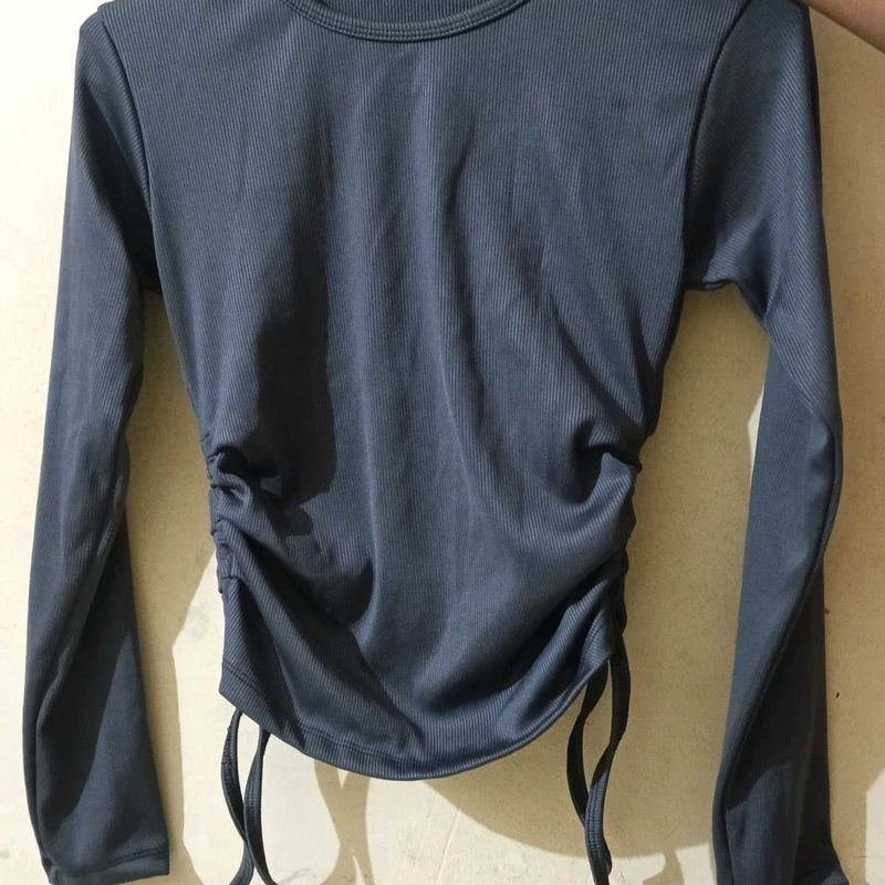 Ribbed Long Sleeve Top