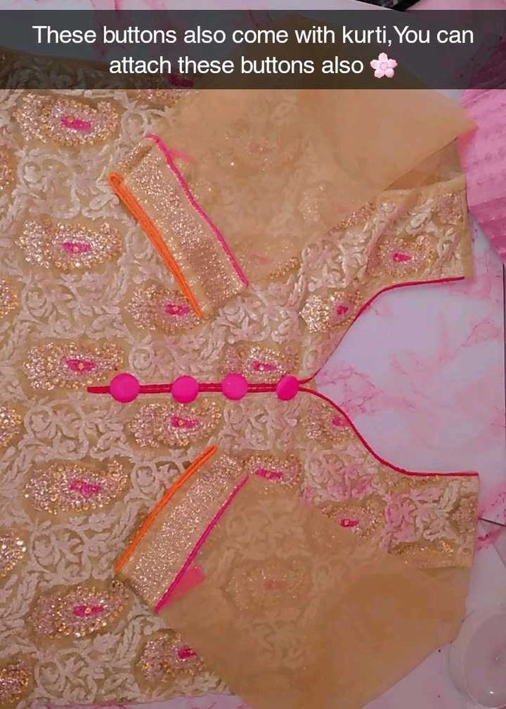 golden festive kurti