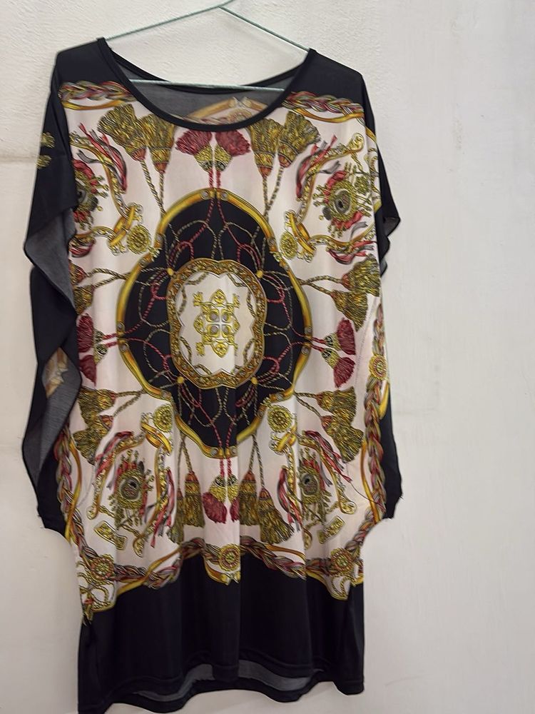 Unique Patterned Kaftaan Tunic Top