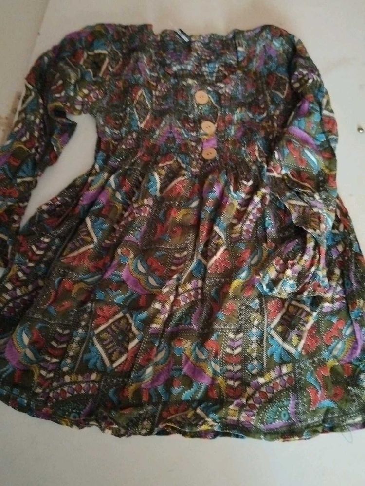 Boho Print Dress