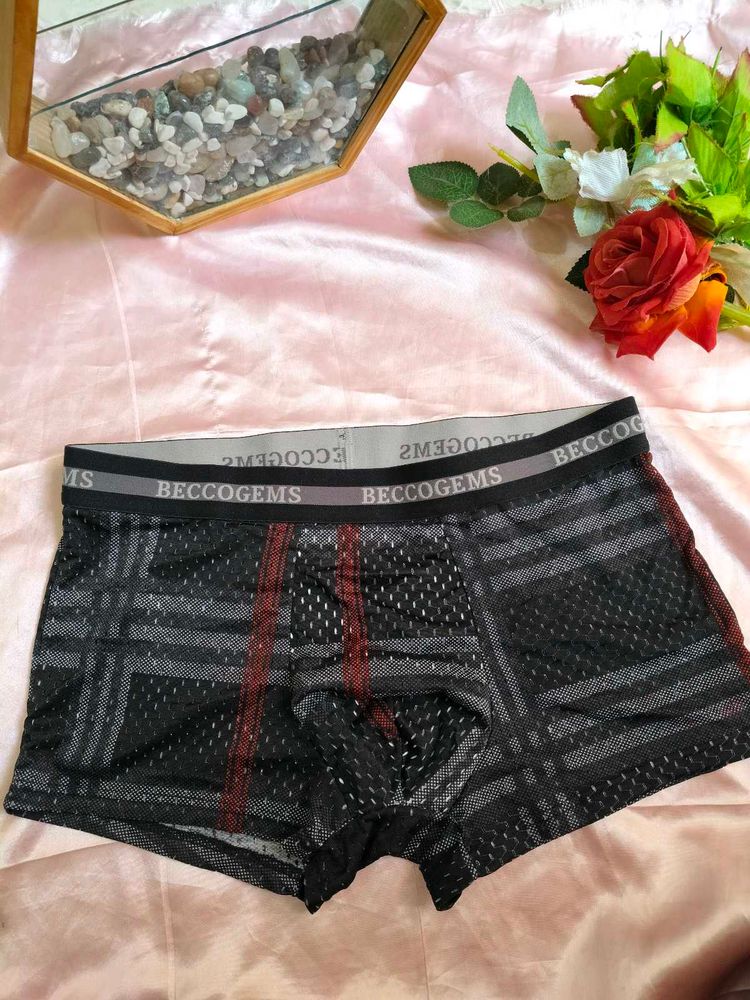 Beccogems Plaid Boxer Briefs