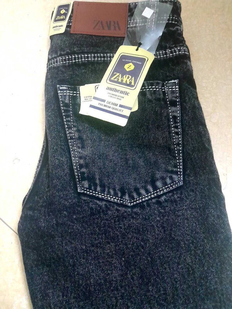 Zara Black Denim Jeans