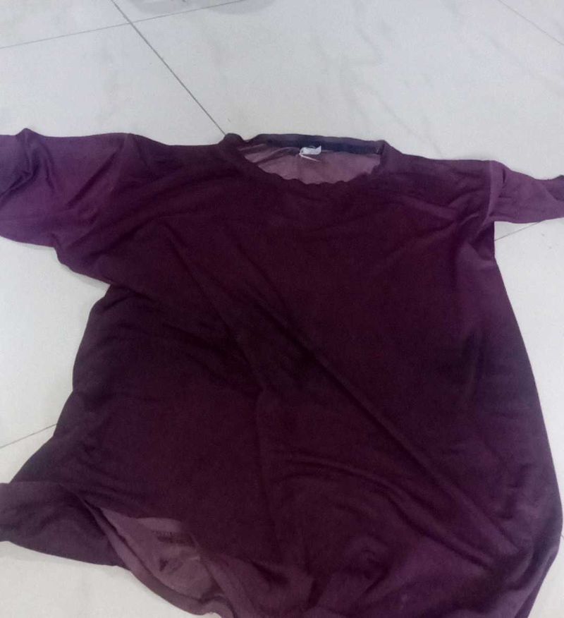 Purple T-shirt 👕 💜 In Just 49 Rupees