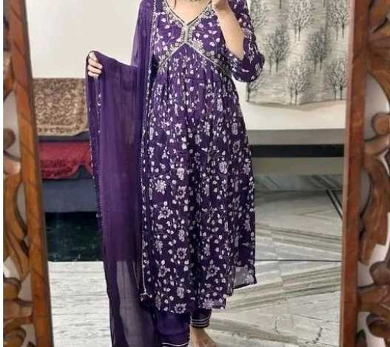 Purple Kurta Set 💜