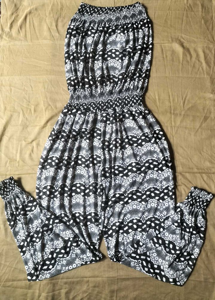 strapless jumpsuit