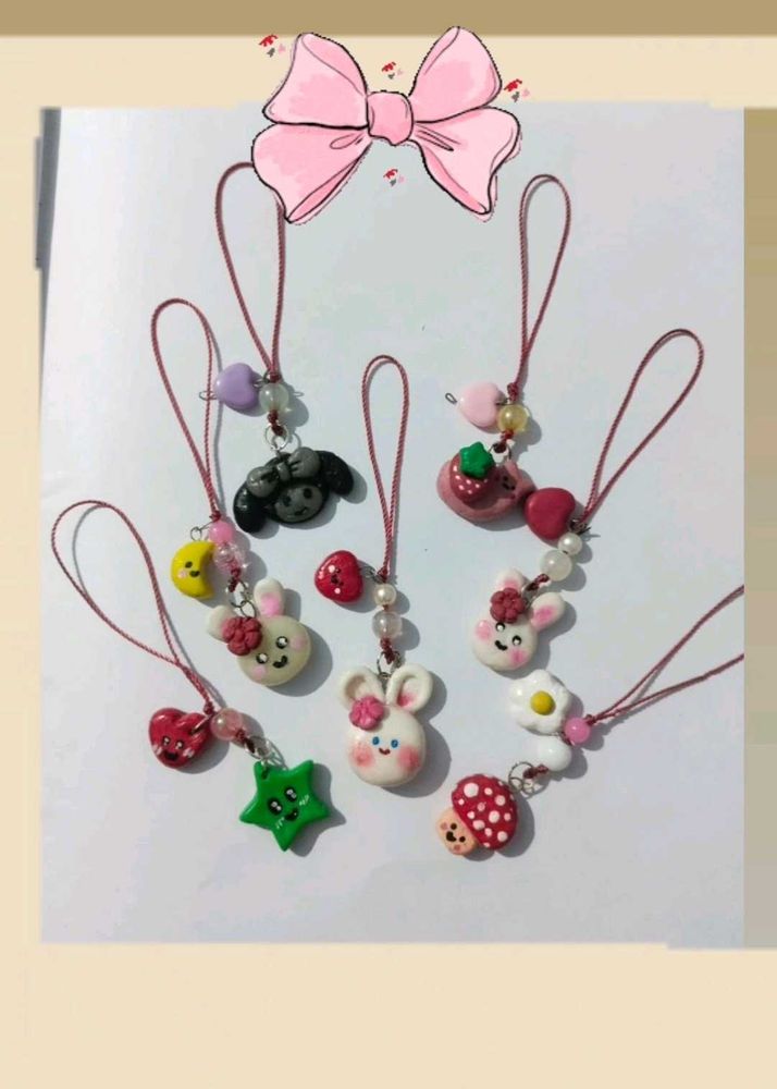 🌸 Cute Phone Charm . ( Single Piece )