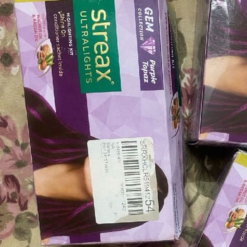 Streax Ultralights Purple Topaz