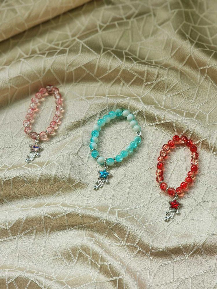 Beads Brecelt With Stone Charm