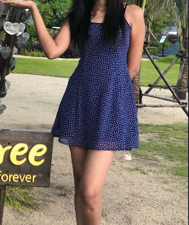 Blue mini Dress
