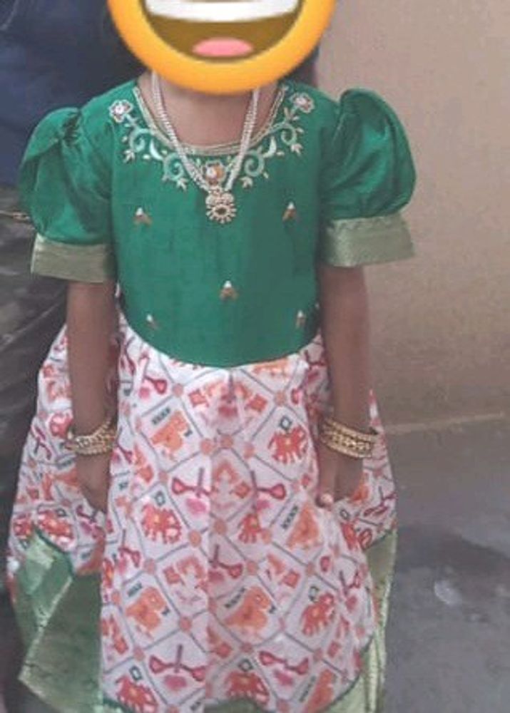 Aari Work Traditional Frock