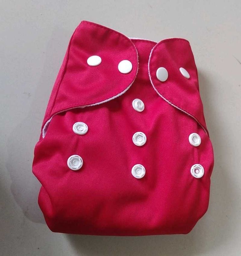 Red Cloth Diaper