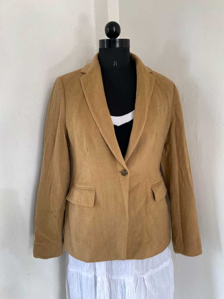 Tan Blazer - Stylish &amp; Versatile elegant