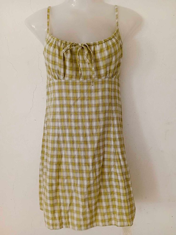 CUTE CHECKED DRESS