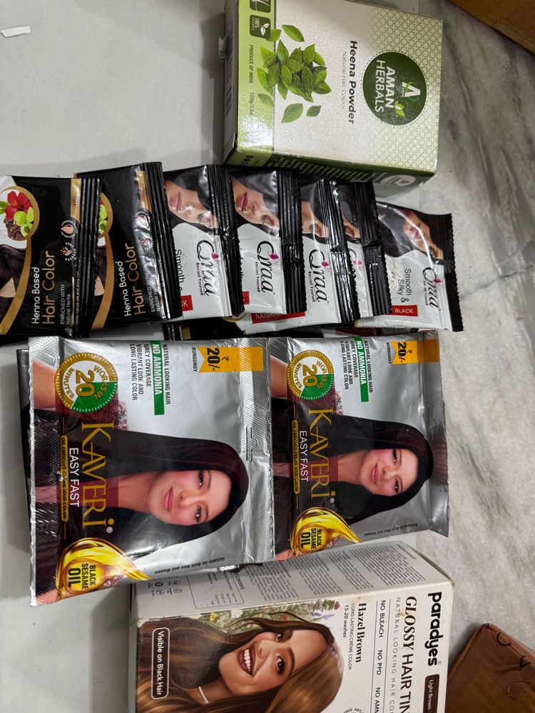 Combo Of Many Hair Colour