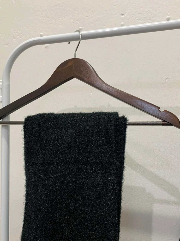 Black Fuzzy skirt
