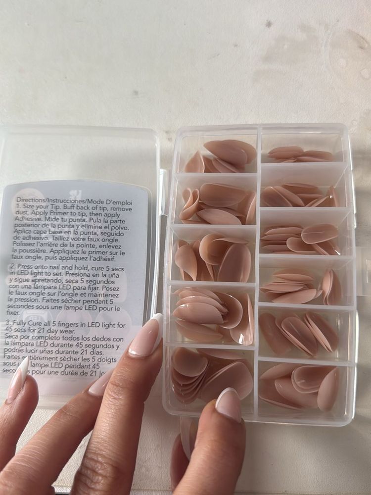 Imported fake nude nails