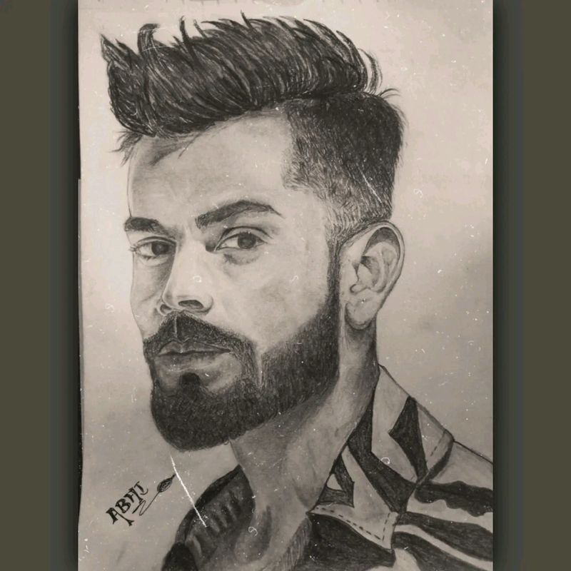 Selling A Sketch Of Virat Kohli