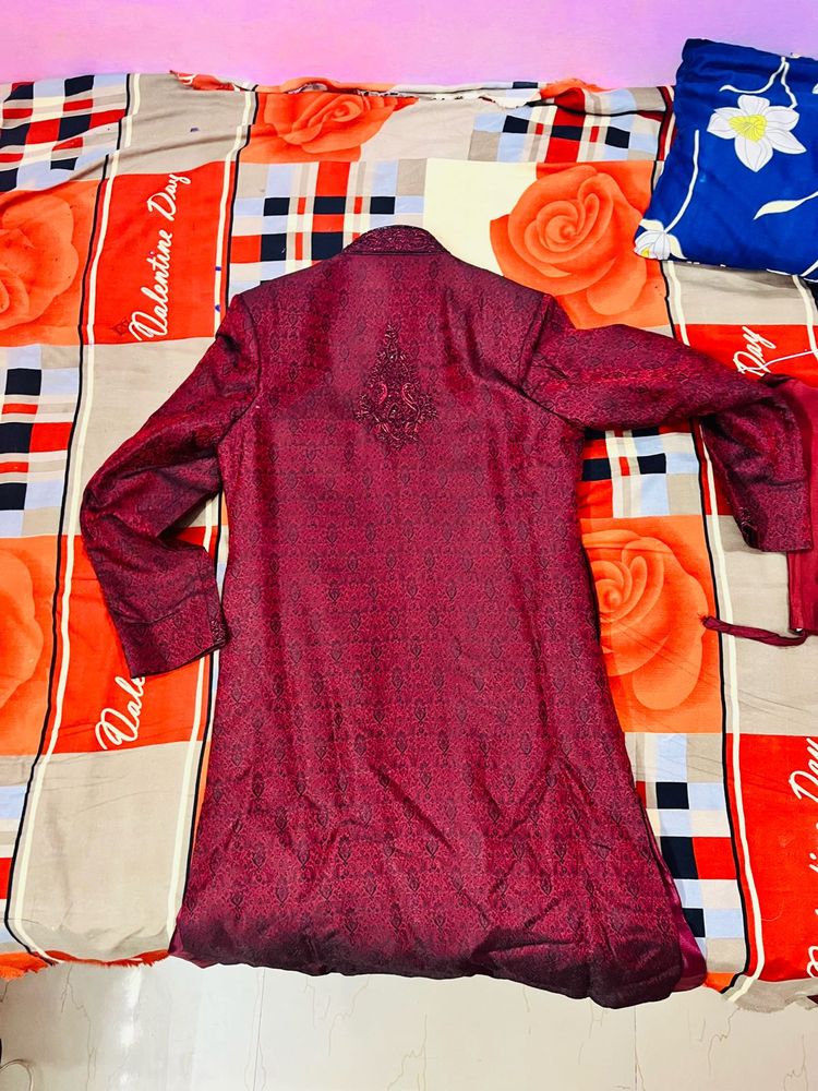 Blue Sherwani,red Maroon Sharwani