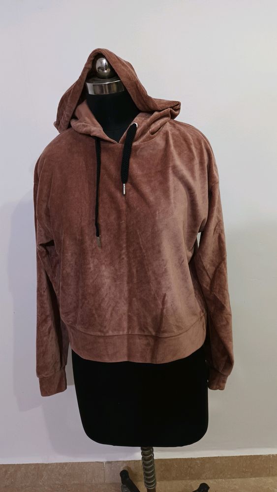 F21 velvet hoddie