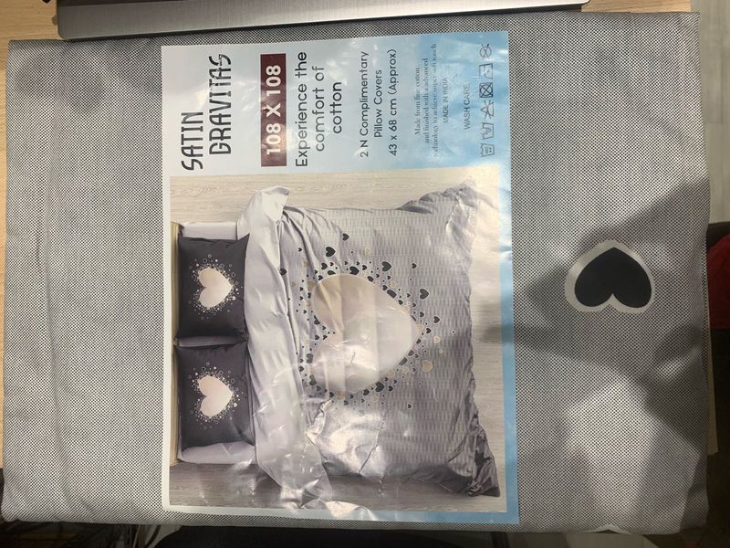 Cotton Bedsheet With Pillow Covers
