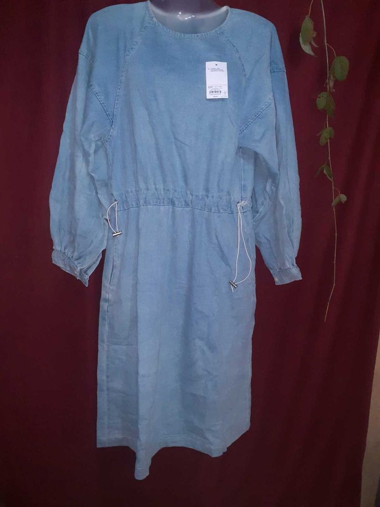 Denim Middie Dress