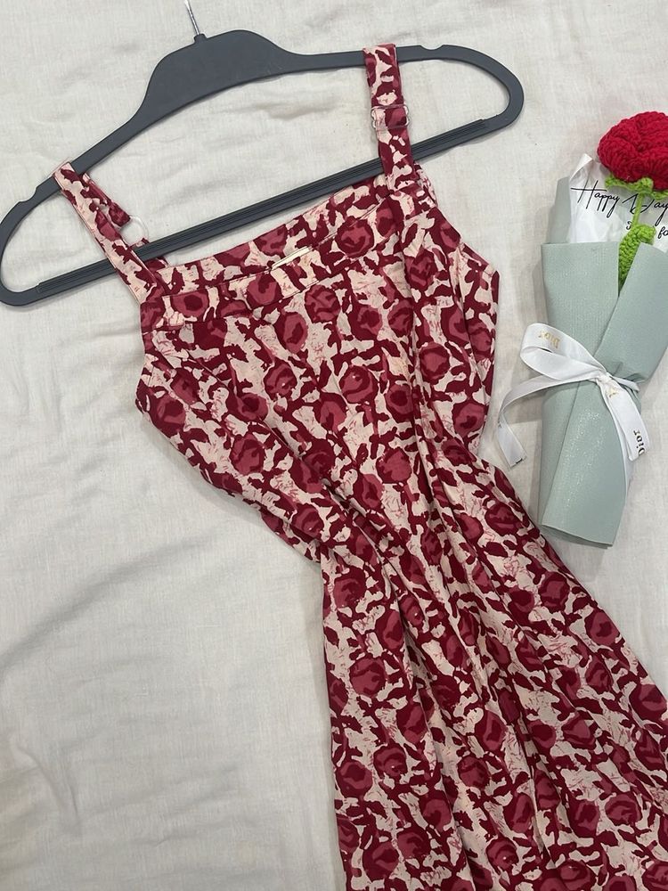 Roses Print A-line Kurta