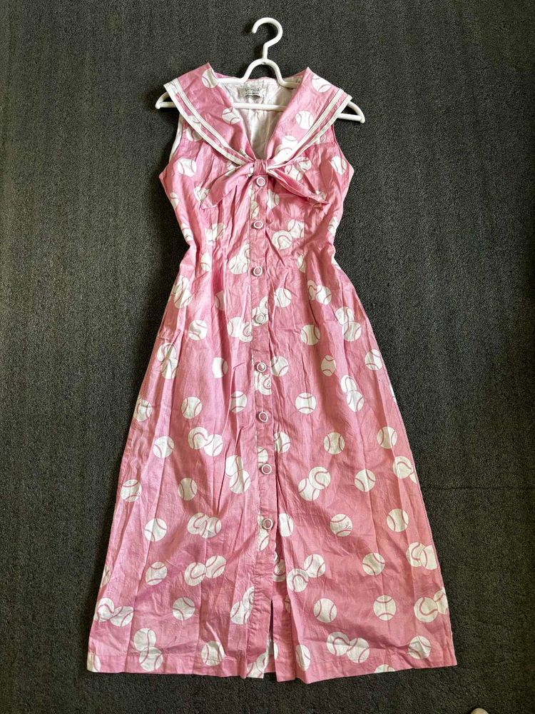 Women Pink Sailor Dress