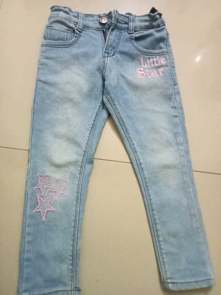 Cute 'Little Star' Denim Jeans