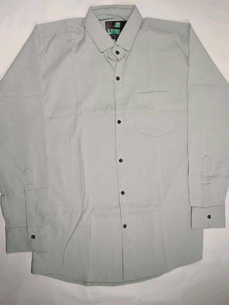 Gray Long Sleeve Shirt
