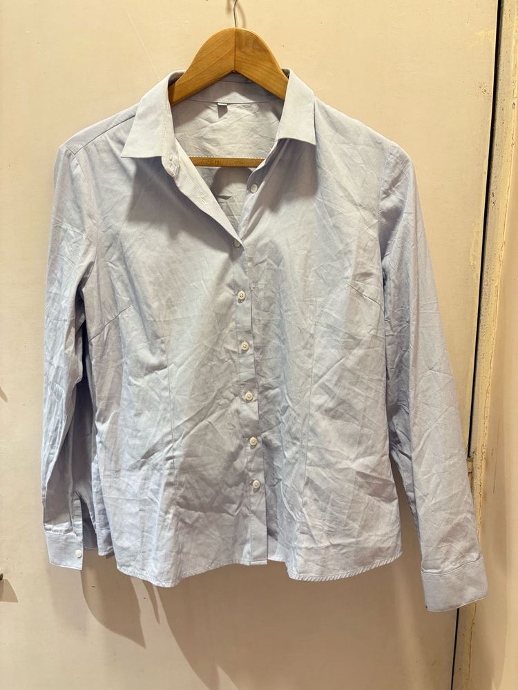 Beautiful Blue Button-Down Shirt