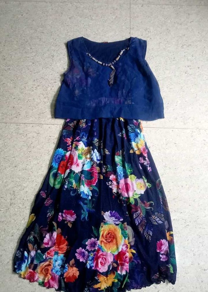 Floral Print Two-Piece Set