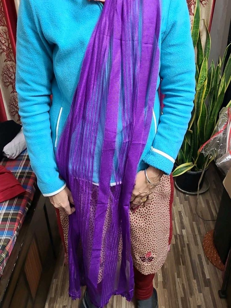 Elegant Purple Dupatta