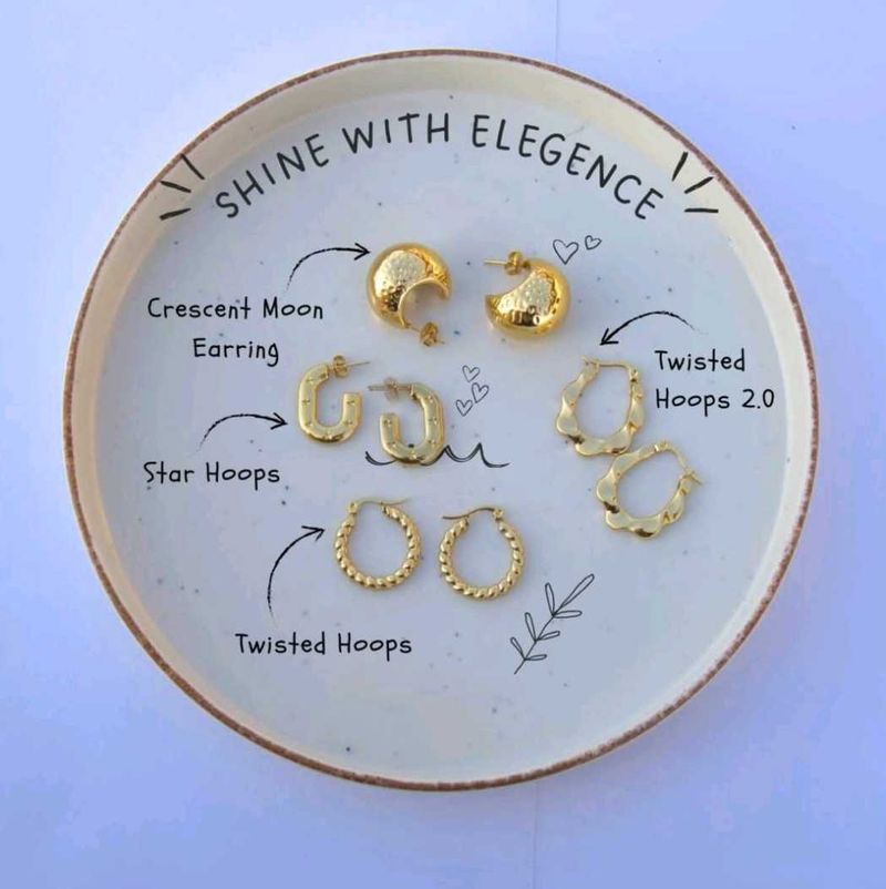 Get 2 Antiturnish Earrings For 400/-